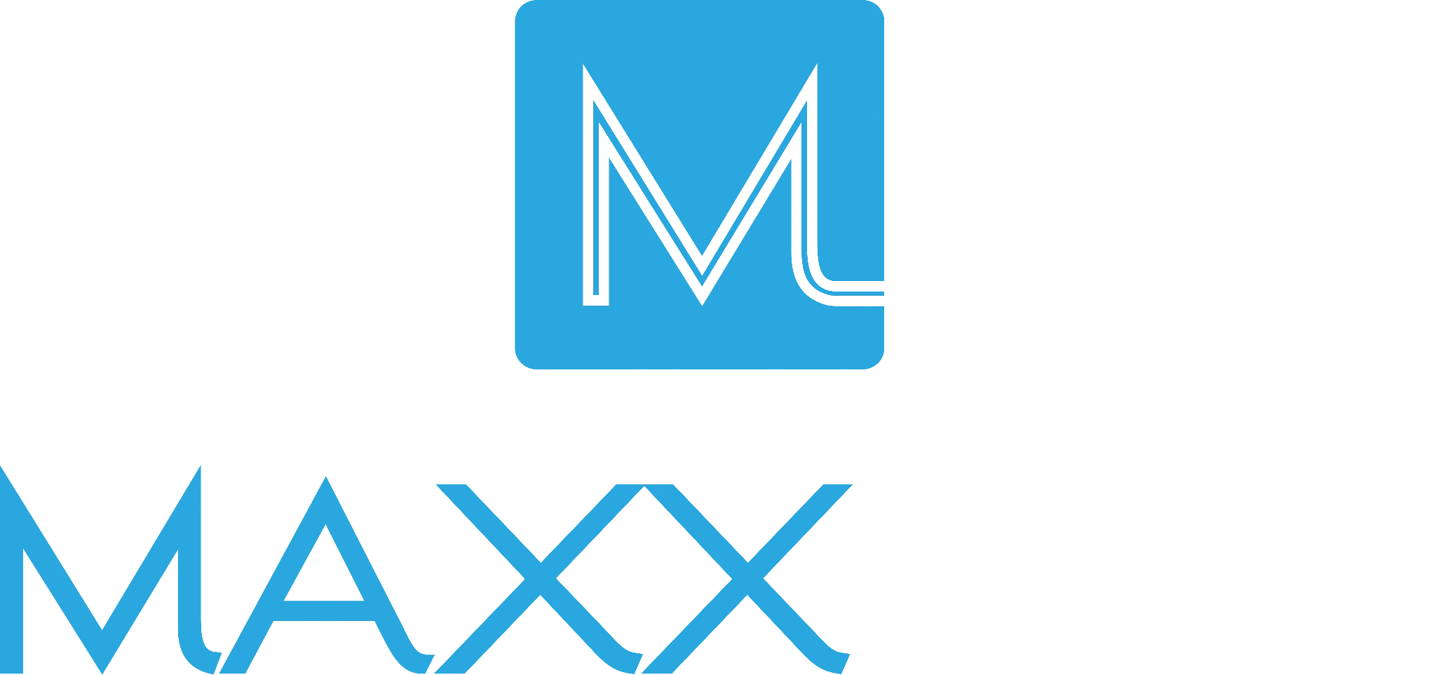 MAXXPAY logo on dark gradient background
